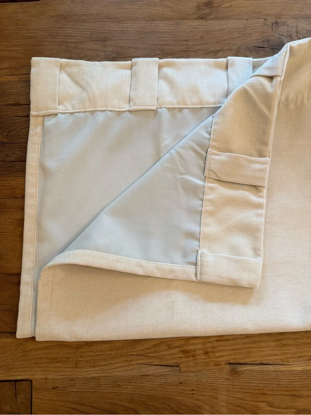 Pair of West Elm Cotton Velvet Blackout Curtains